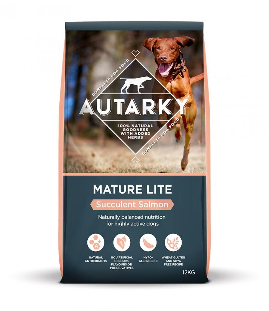 Autarky Mature Lite Succulent Salmon Dry Dog Food - 2Kg